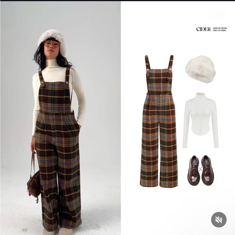 NWT Cider overalls XS 🤎🤎